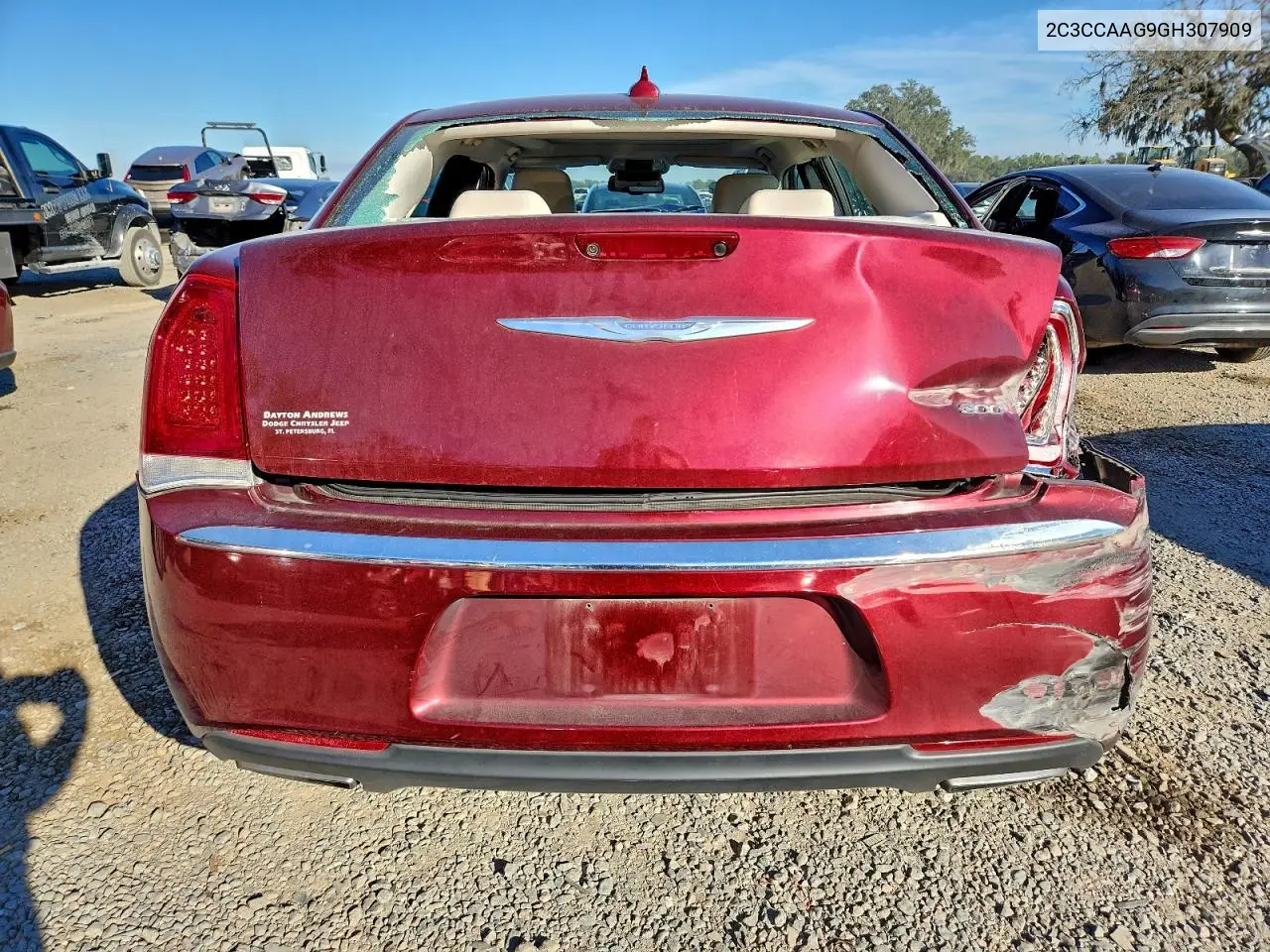2C3CCAAG9GH307909 2016 Chrysler 300 Limited