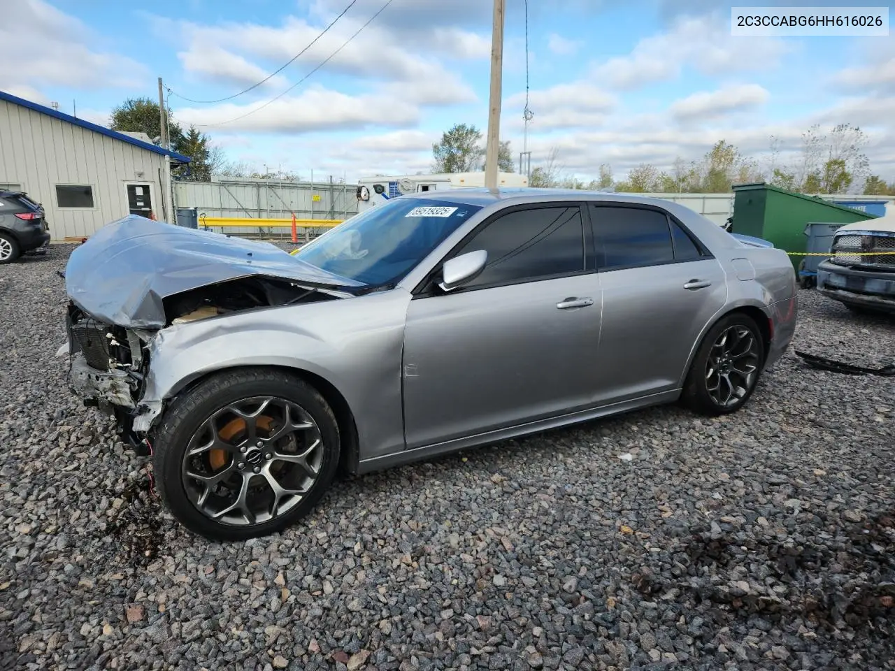 2C3CCABG6HH616026 2017 Chrysler 300 S