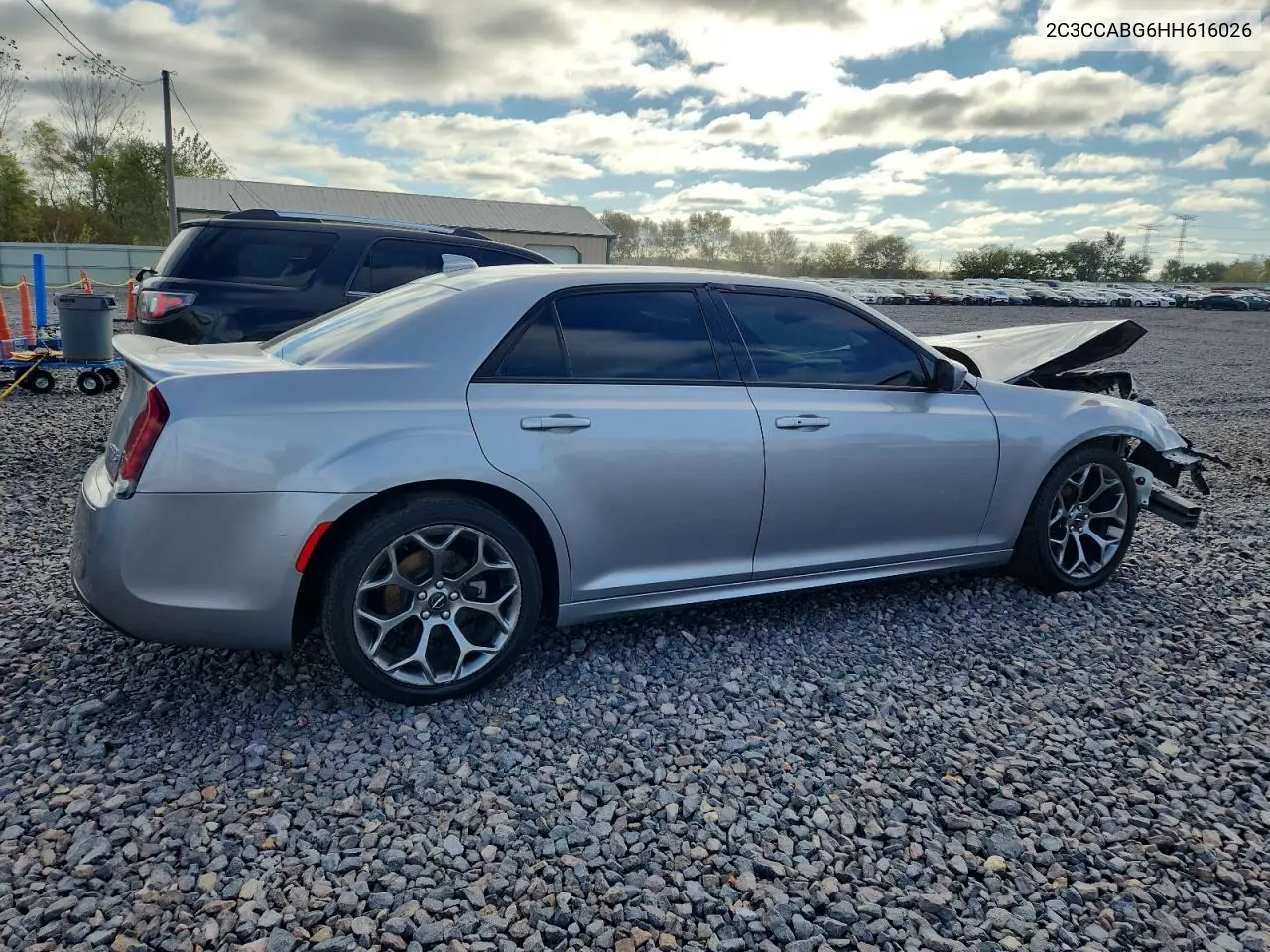 2C3CCABG6HH616026 2017 Chrysler 300 S