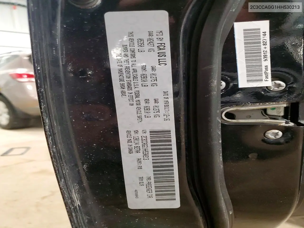 2C3CCAGG1HH530213 2017 Chrysler 300 S