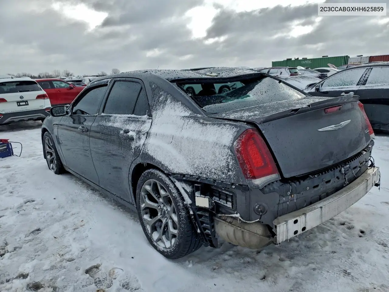 2C3CCABGXHH625859 2017 Chrysler 300 S