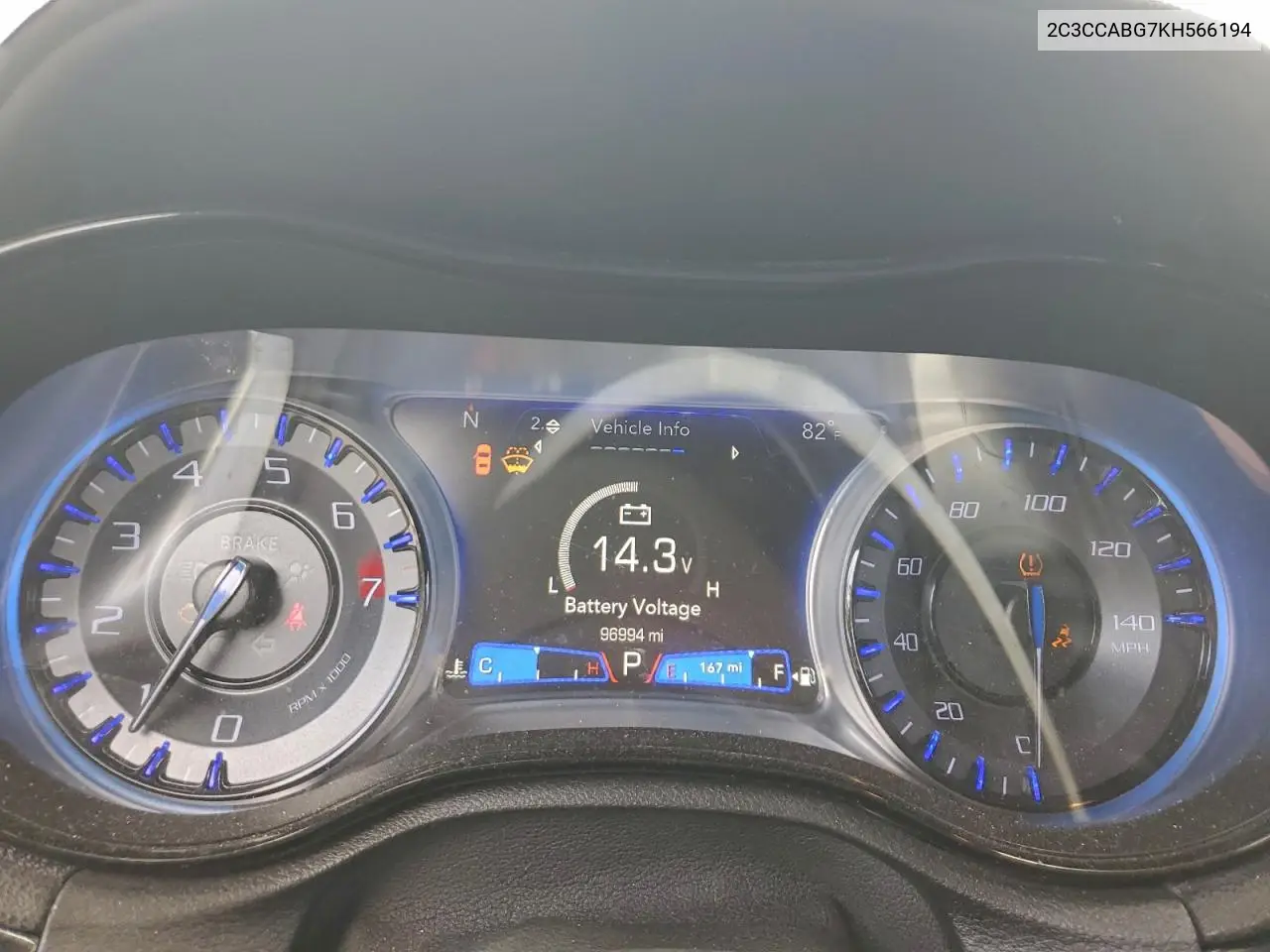 2C3CCABG7KH566194 2019 Chrysler 300 S