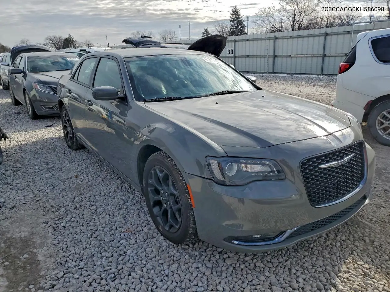 2C3CCAGG0KH586098 2019 Chrysler 300 S