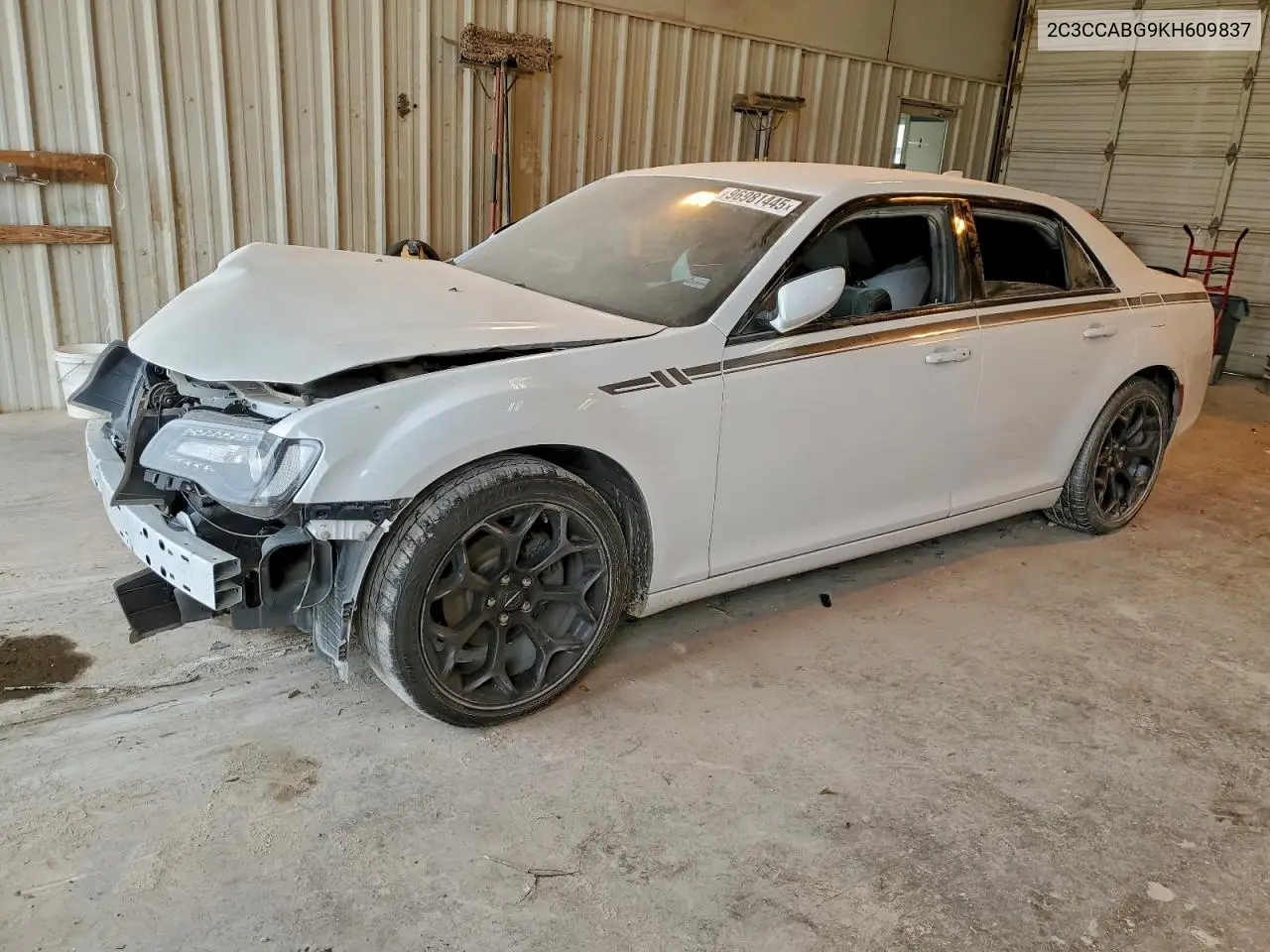 2C3CCABG9KH609837 2019 Chrysler 300 S