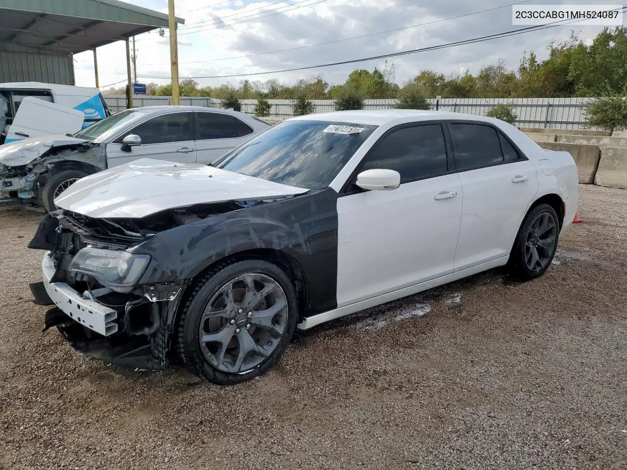 2C3CCABG1MH524087 2021 Chrysler 300 S