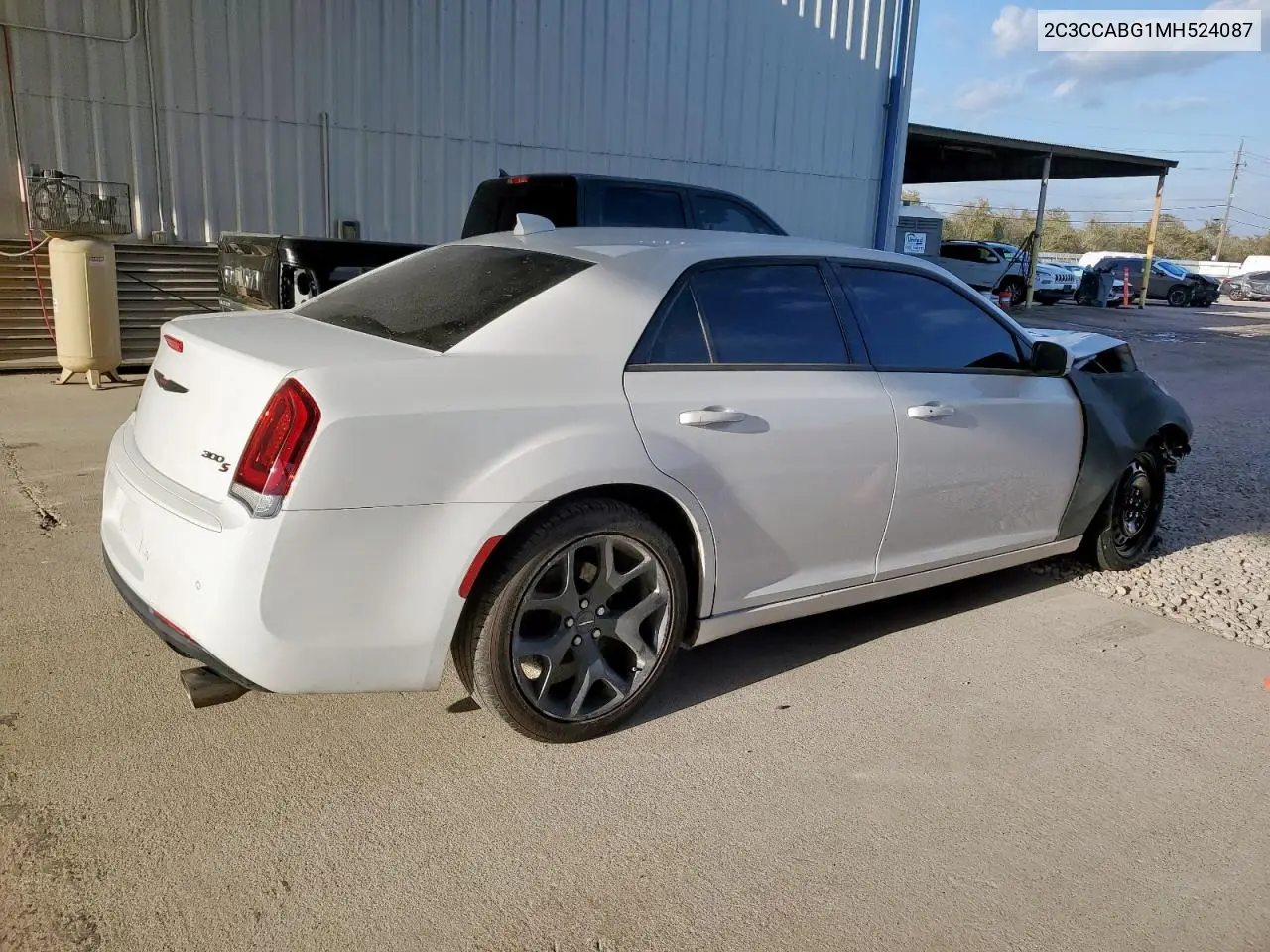 2C3CCABG1MH524087 2021 Chrysler 300 S