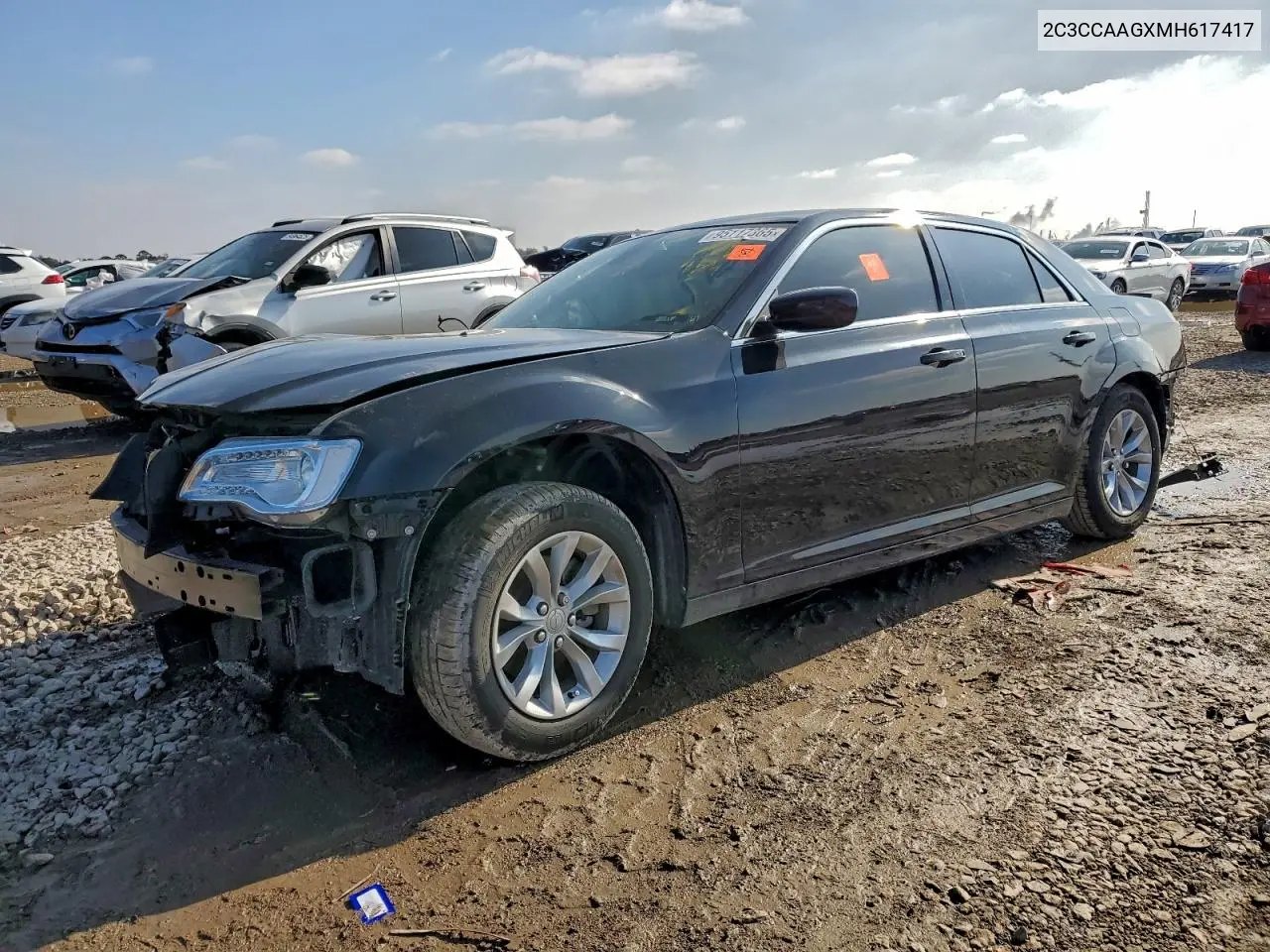 2C3CCAAGXMH617417 2021 Chrysler 300 Touring
