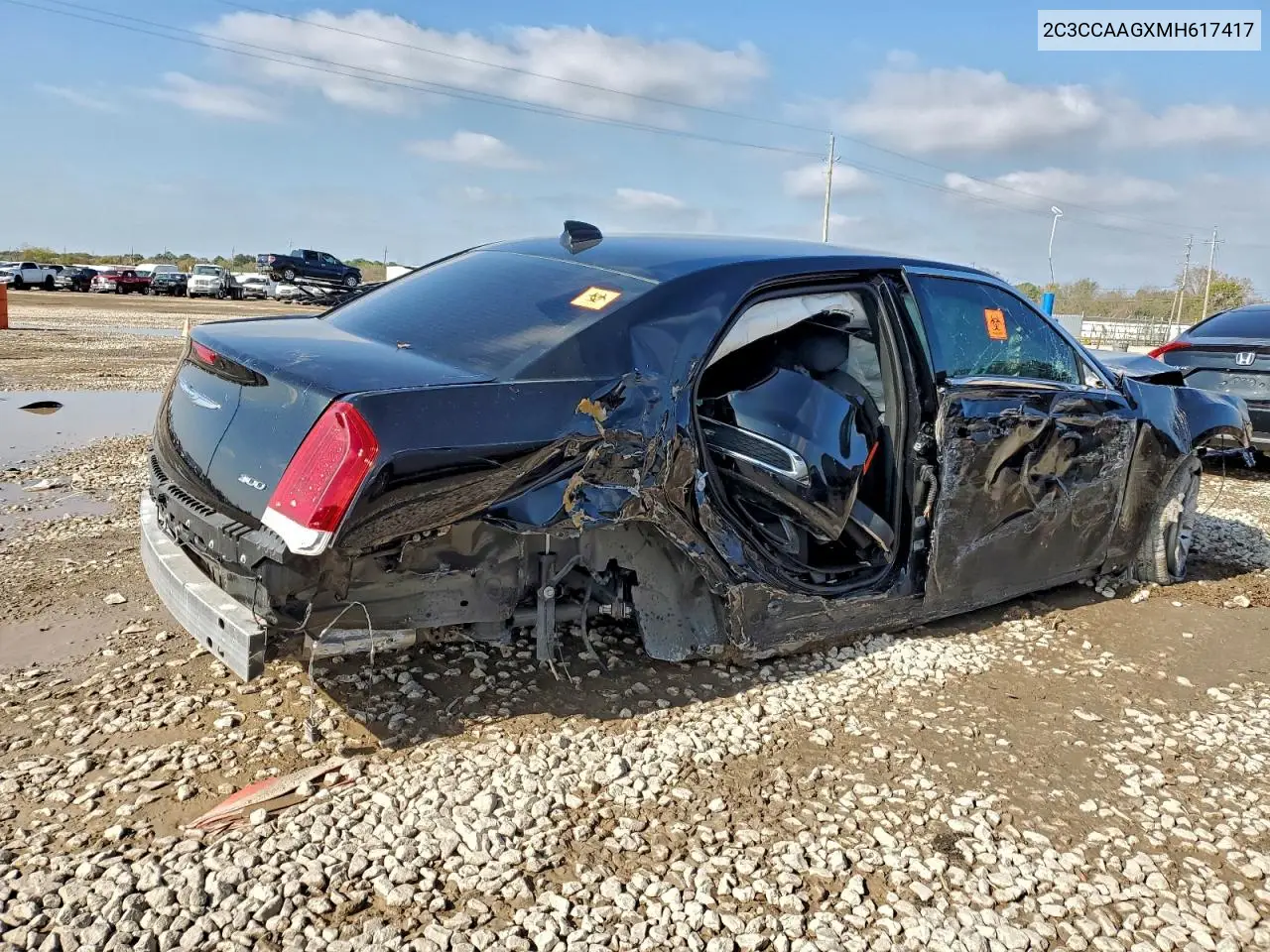 2C3CCAAGXMH617417 2021 Chrysler 300 Touring