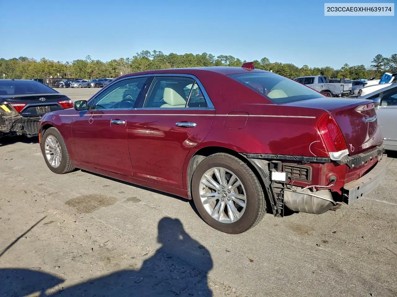 2C3CCAEGXHH639174 2017 Chrysler 300C