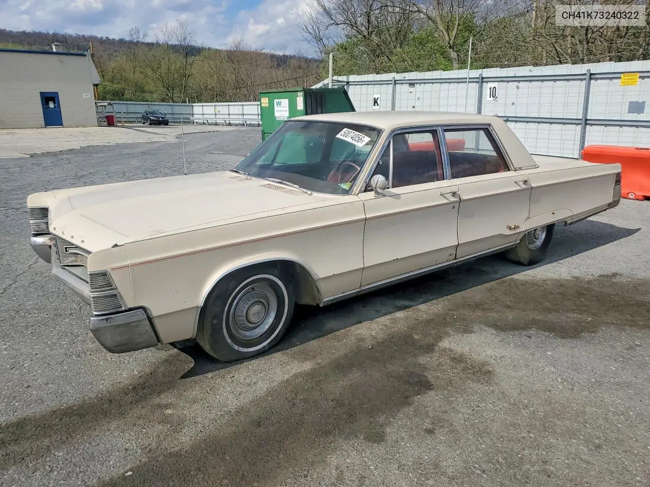 1967 Chrysler Imperial VIN: CH41K73240322 Lot: 50074056