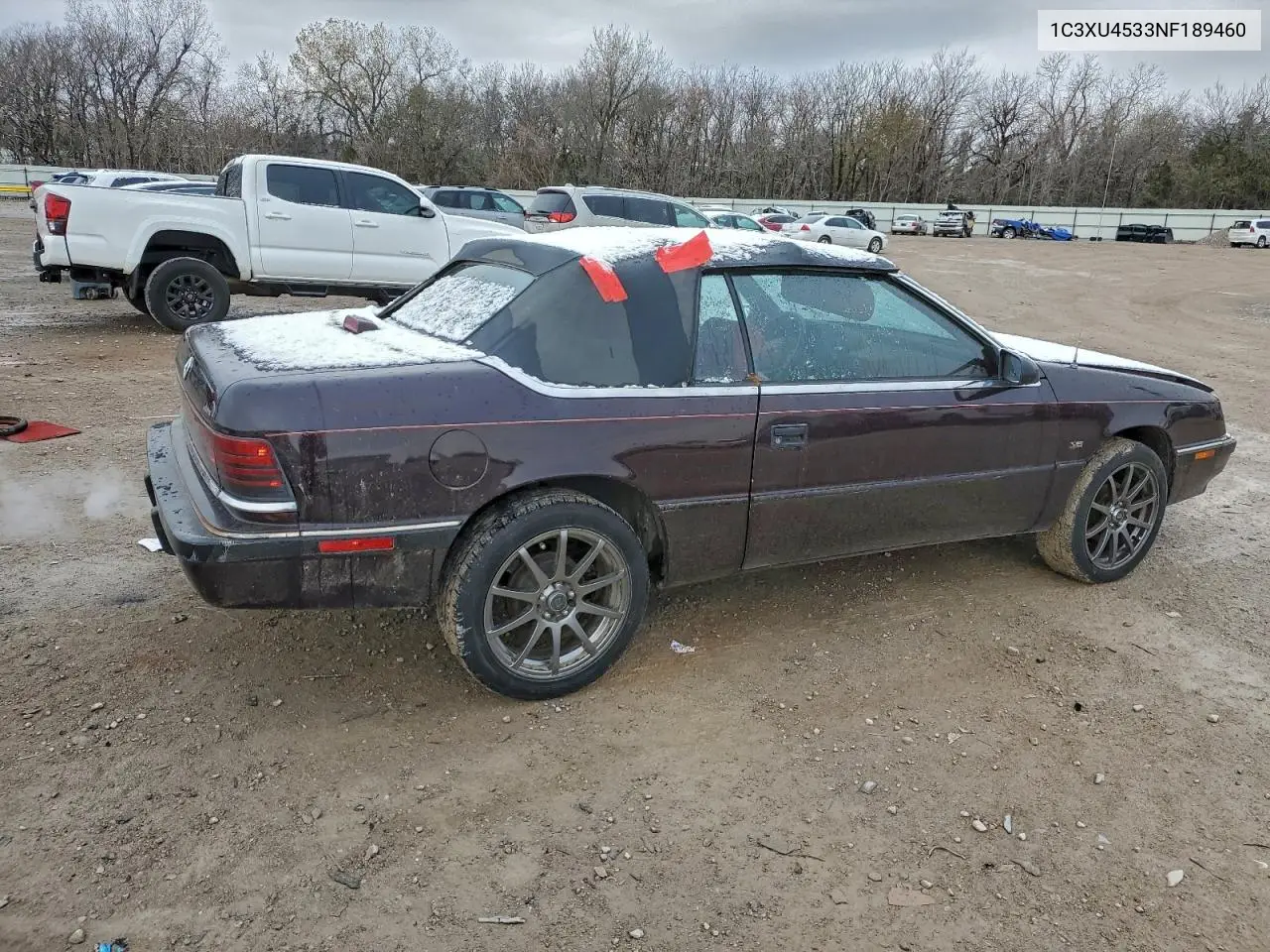 1C3XU4533NF189460 1992 Chrysler Lebaron