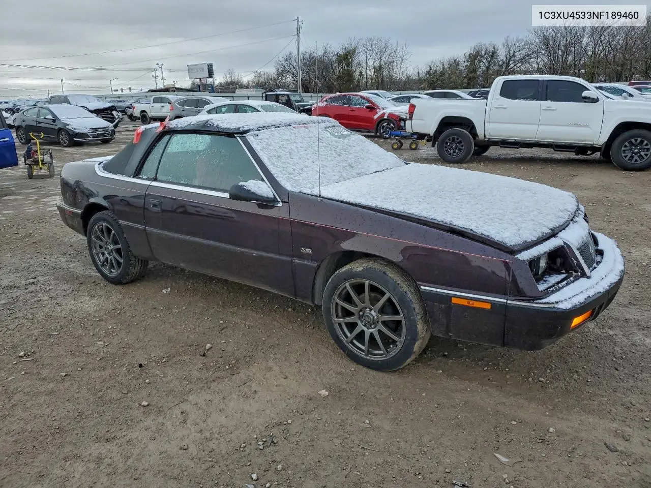 1C3XU4533NF189460 1992 Chrysler Lebaron
