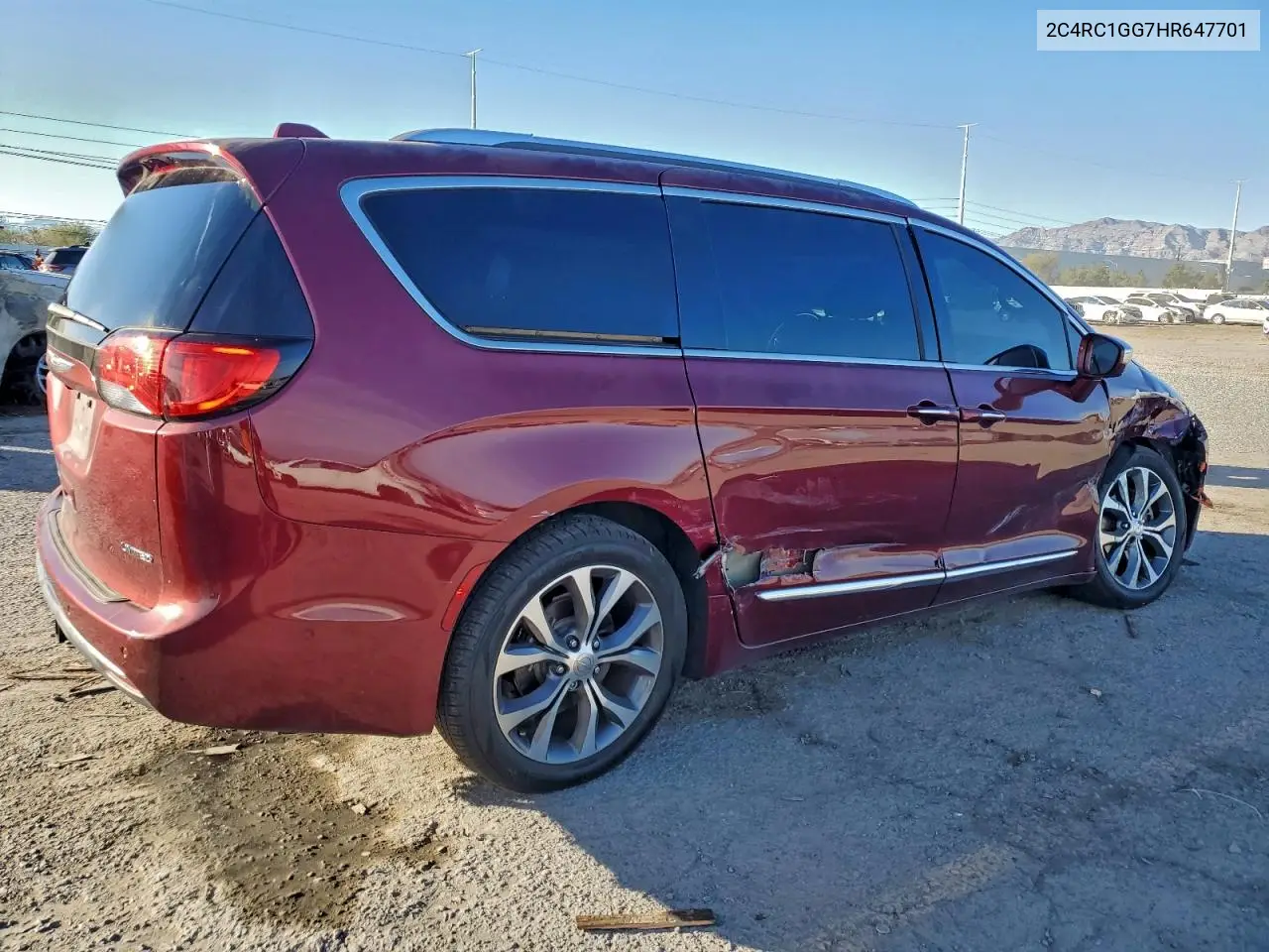 2C4RC1GG7HR647701 2017 Chrysler Pacifica Limited