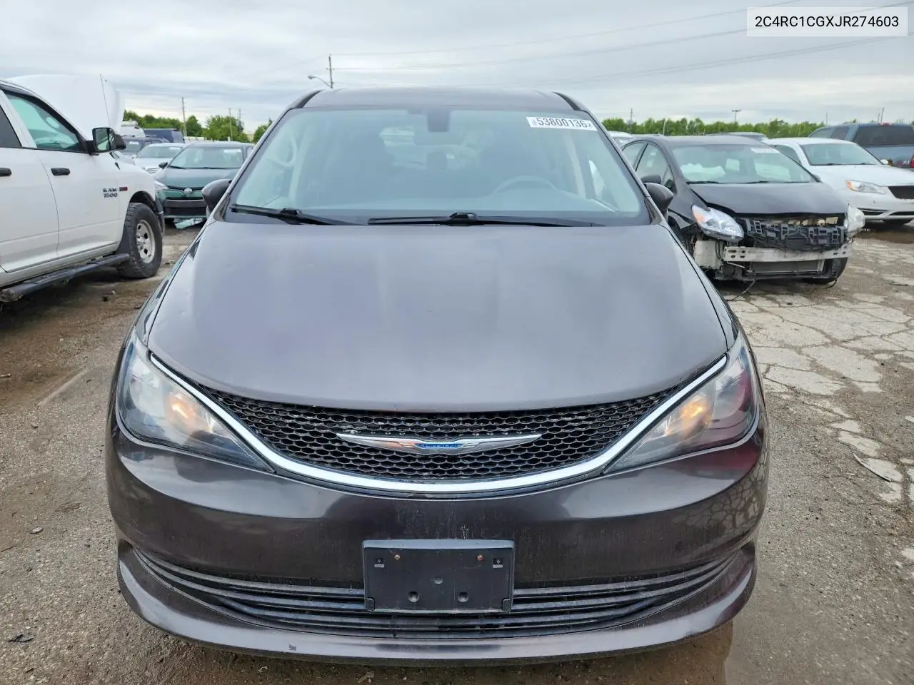 2C4RC1CGXJR274603 2018 Chrysler Pacifica Lx