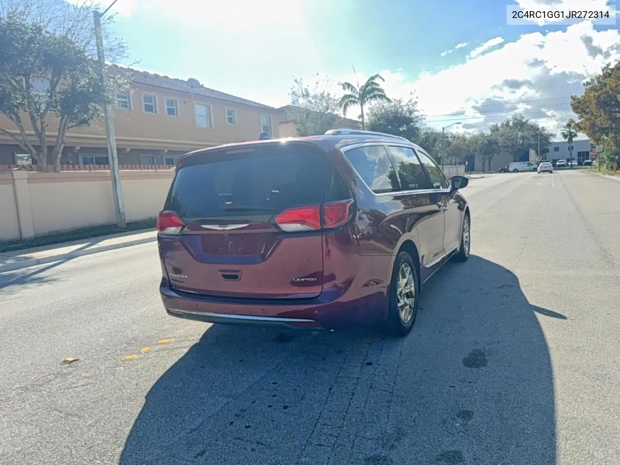2C4RC1GG1JR272314 2018 Chrysler Pacifica Limited