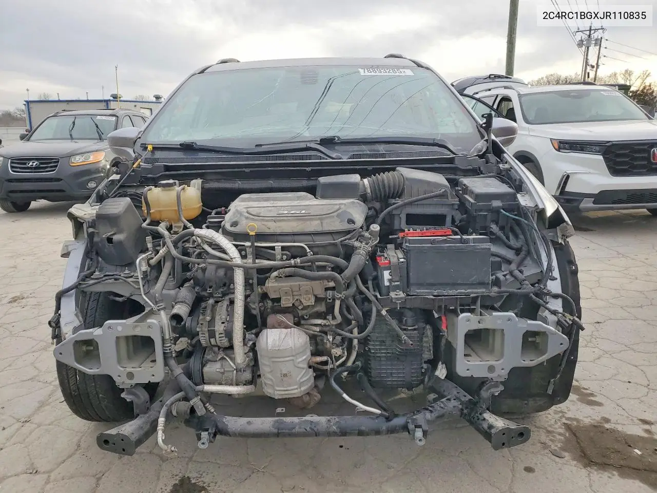 2C4RC1BGXJR110835 2018 Chrysler Pacifica Touring L