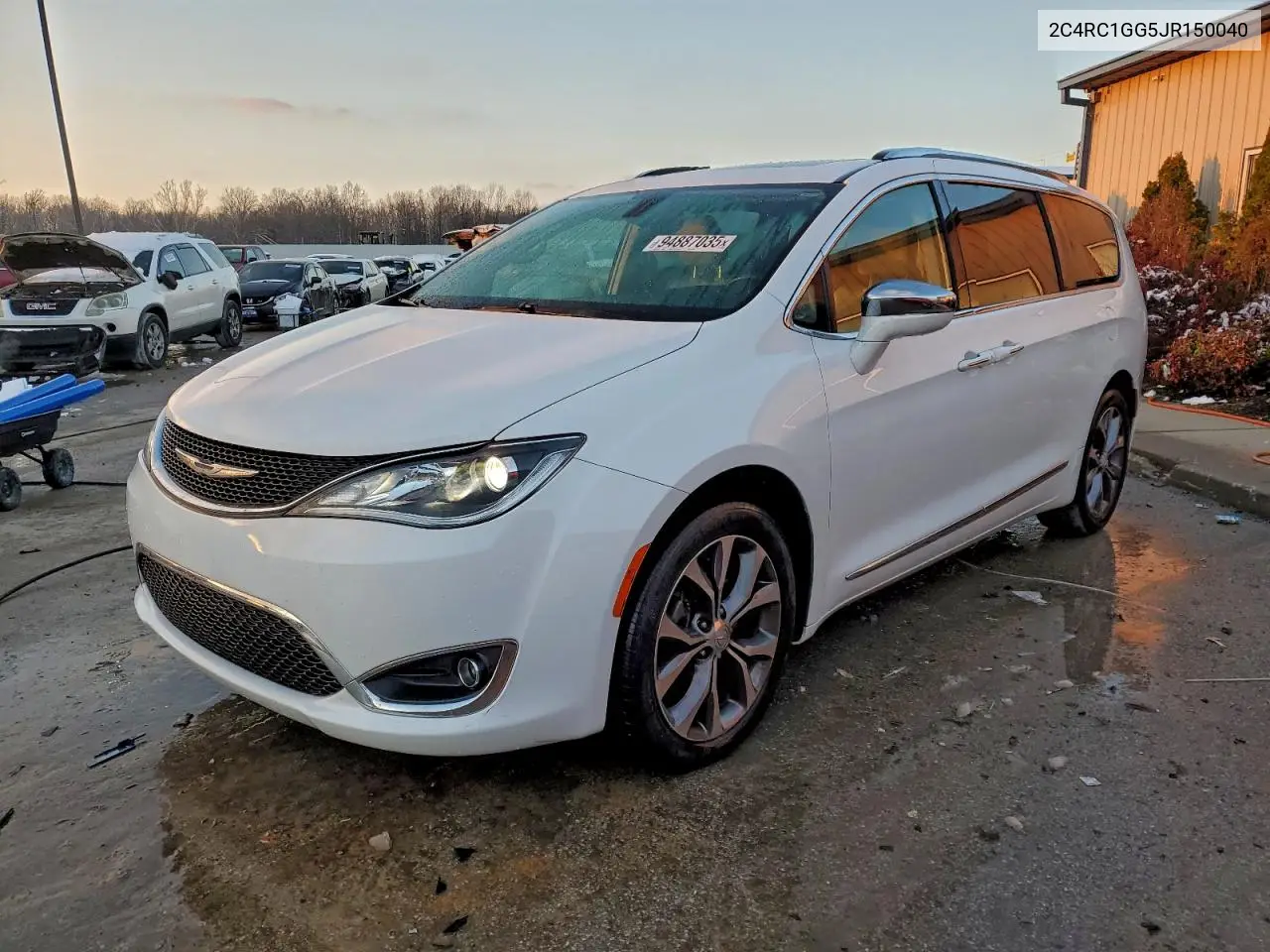 2C4RC1GG5JR150040 2018 Chrysler Pacifica Limited