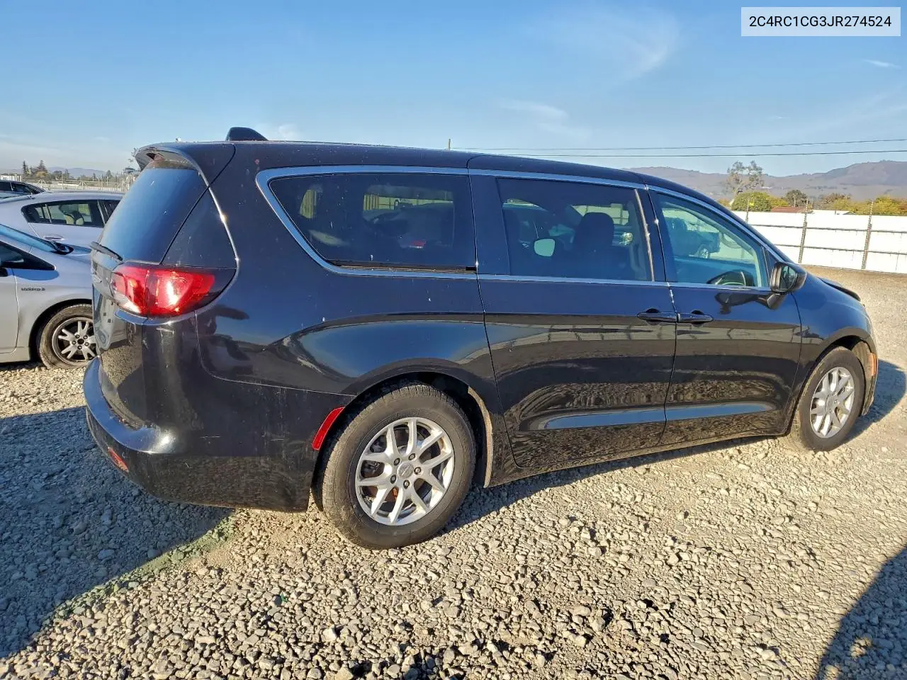2C4RC1CG3JR274524 2018 Chrysler Pacifica Lx