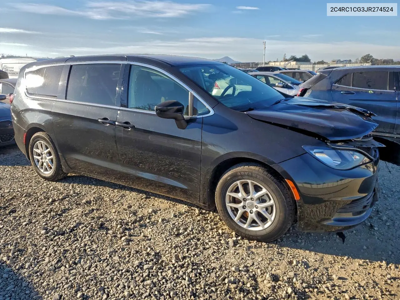 2C4RC1CG3JR274524 2018 Chrysler Pacifica Lx