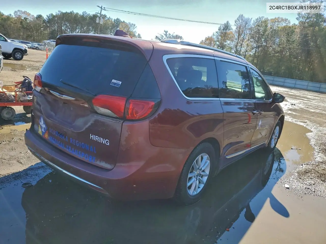 2C4RC1BGXJR118997 2018 Chrysler Pacifica Touring L