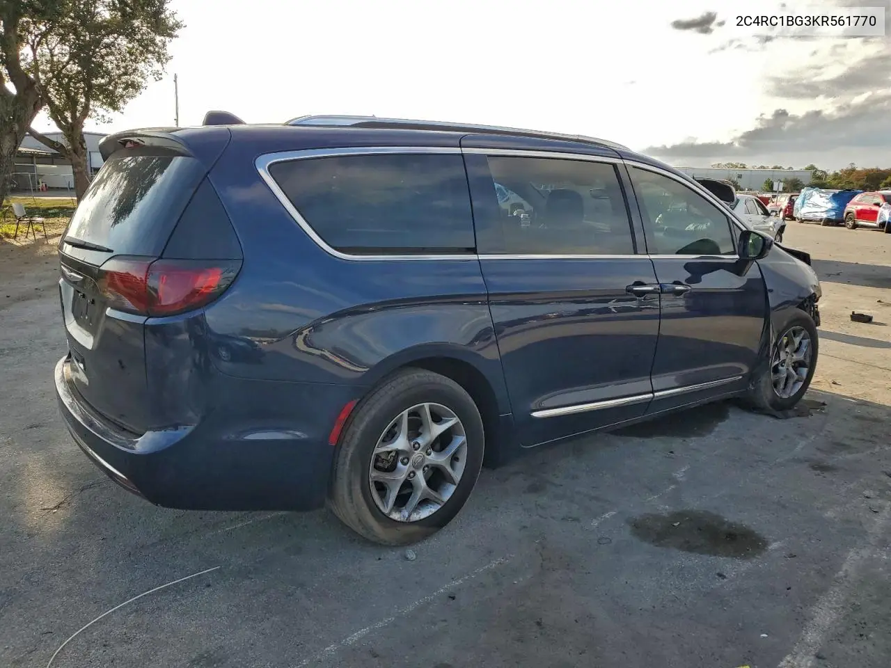 2C4RC1BG3KR561770 2019 Chrysler Pacifica Touring L