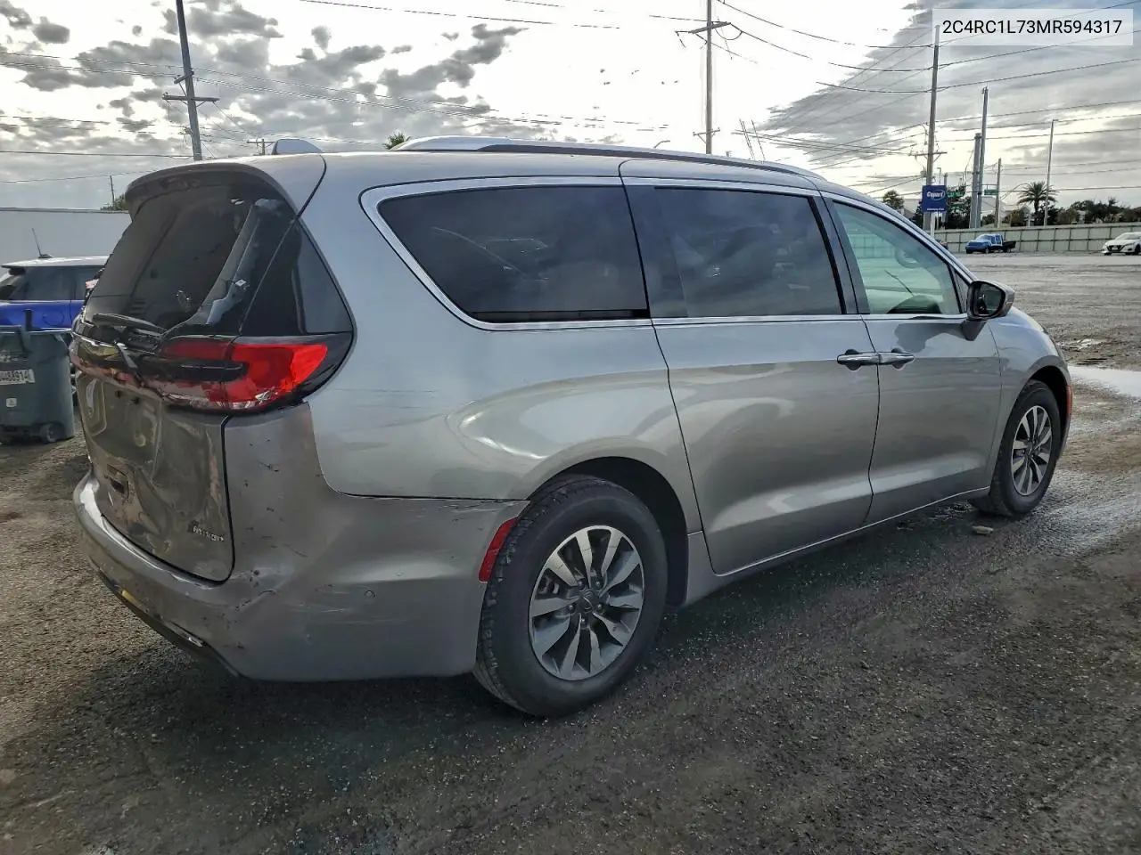2C4RC1L73MR594317 2021 Chrysler Pacifica Hybrid Touring L
