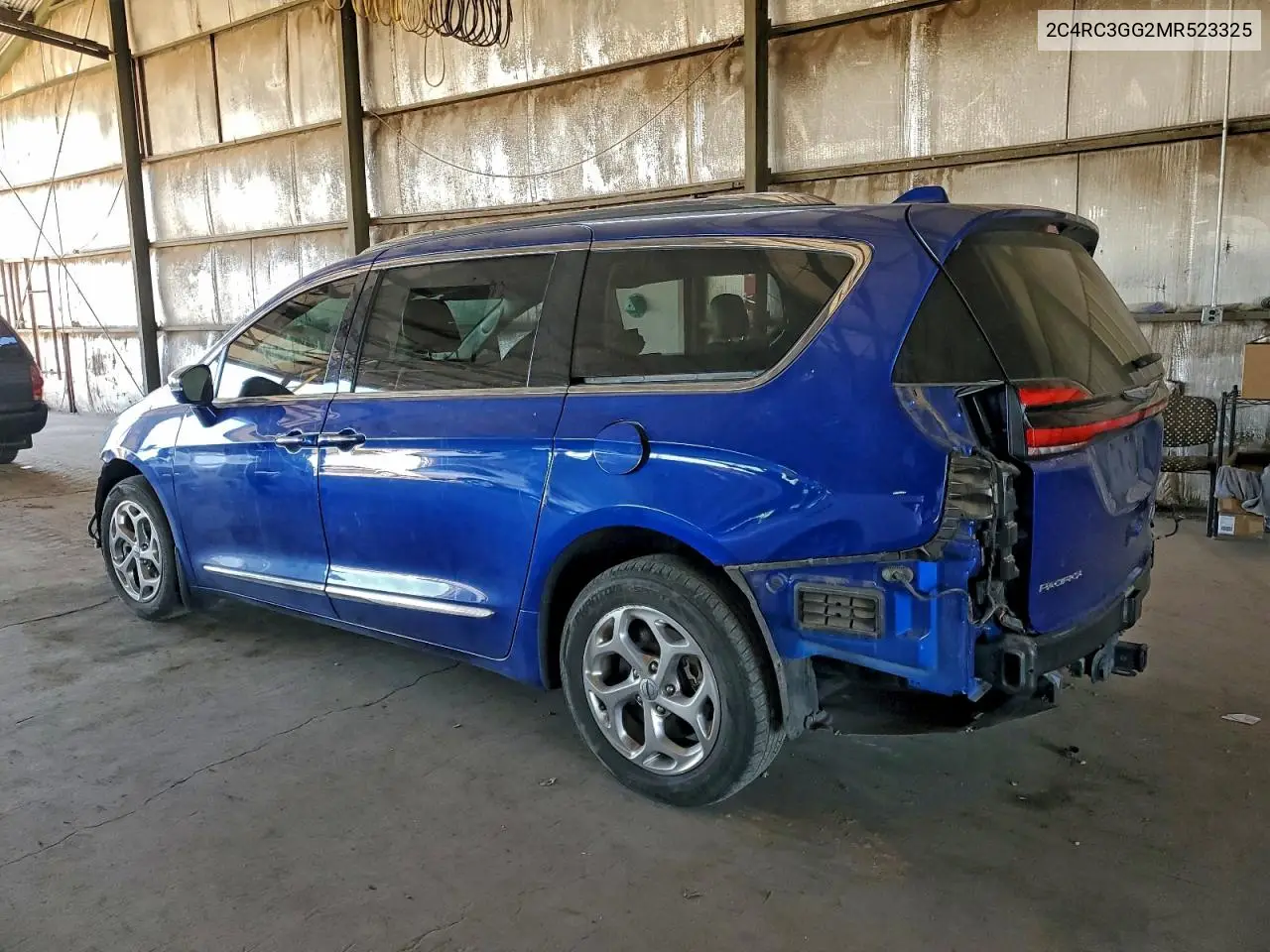 2C4RC3GG2MR523325 2021 Chrysler Pacifica Limited