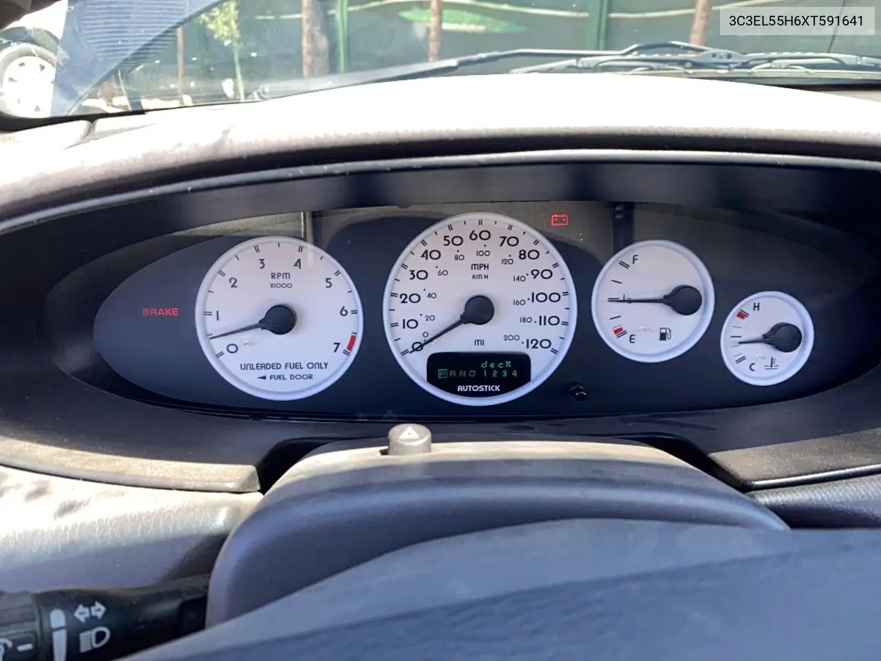 3C3EL55H6XT591641 1999 Chrysler Sebring Jxi