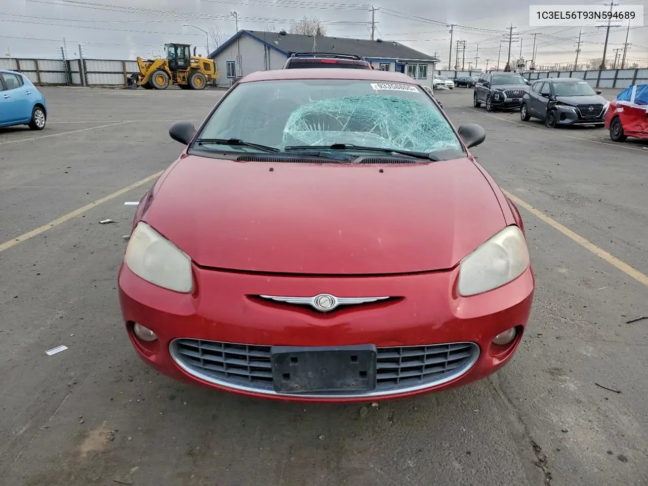 1C3EL56T93N594689 2003 Chrysler Sebring Lxi