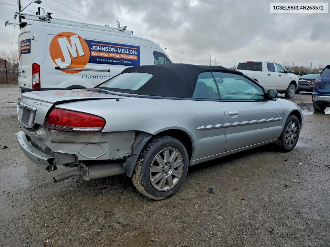 1C3EL55R04N263572 2004 Chrysler Sebring Lxi