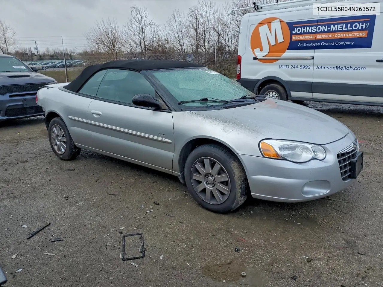 1C3EL55R04N263572 2004 Chrysler Sebring Lxi