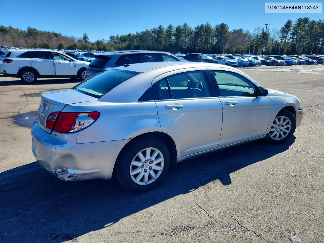 2010 Chrysler Sebring Touring VIN: 1C3CC4FB4AN118243 Lot: 41864656