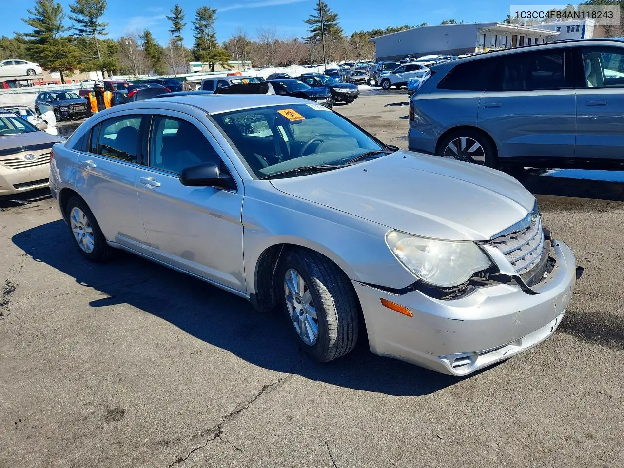 2010 Chrysler Sebring Touring VIN: 1C3CC4FB4AN118243 Lot: 41864656