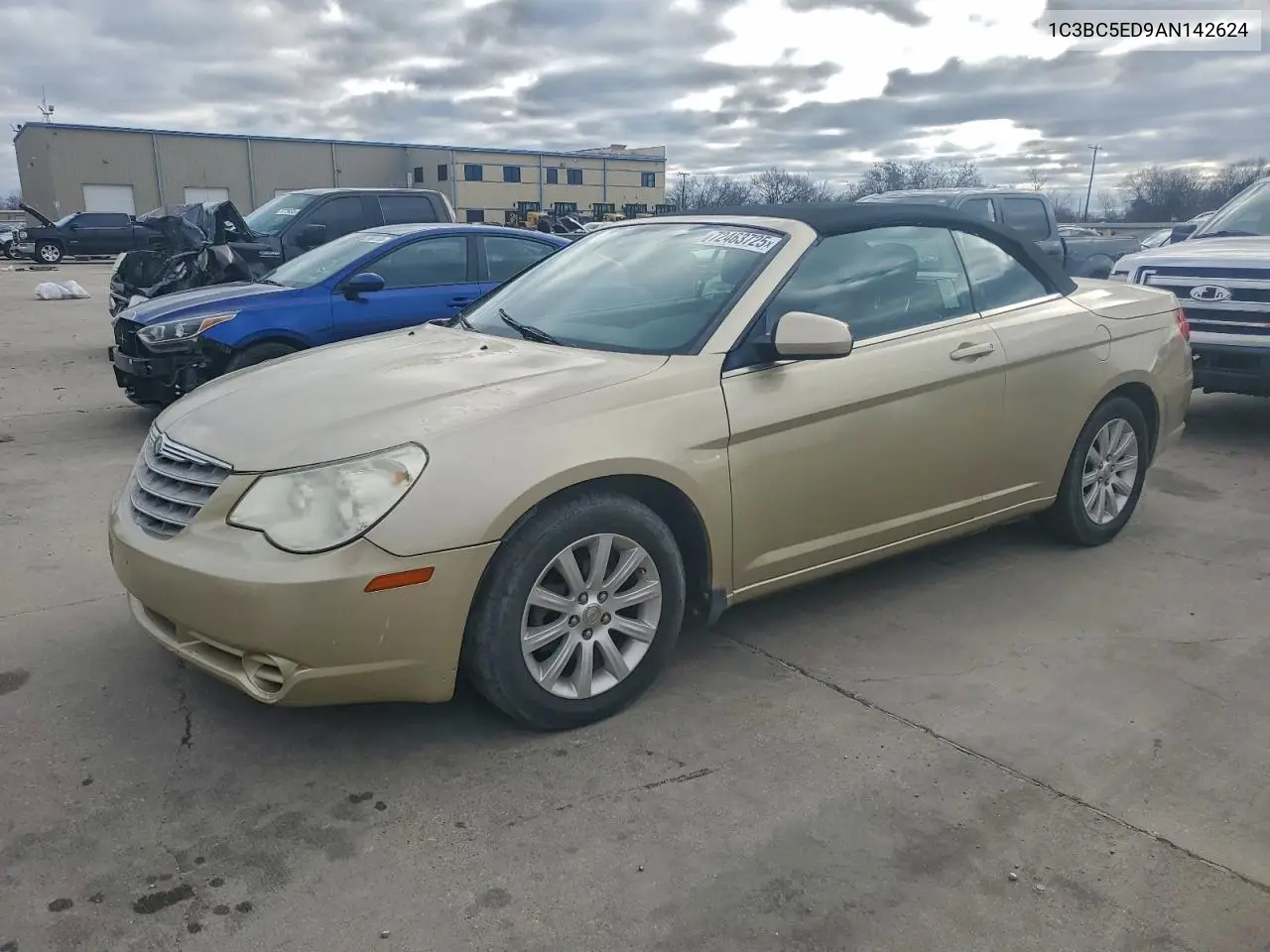 2010 Chrysler Sebring Touring VIN: 1C3BC5ED9AN142624 Lot: 72463725
