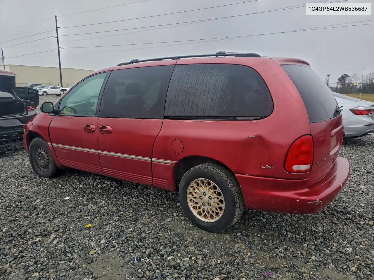1C4GP64L2WB536687 1998 Chrysler Town & Country Lxi