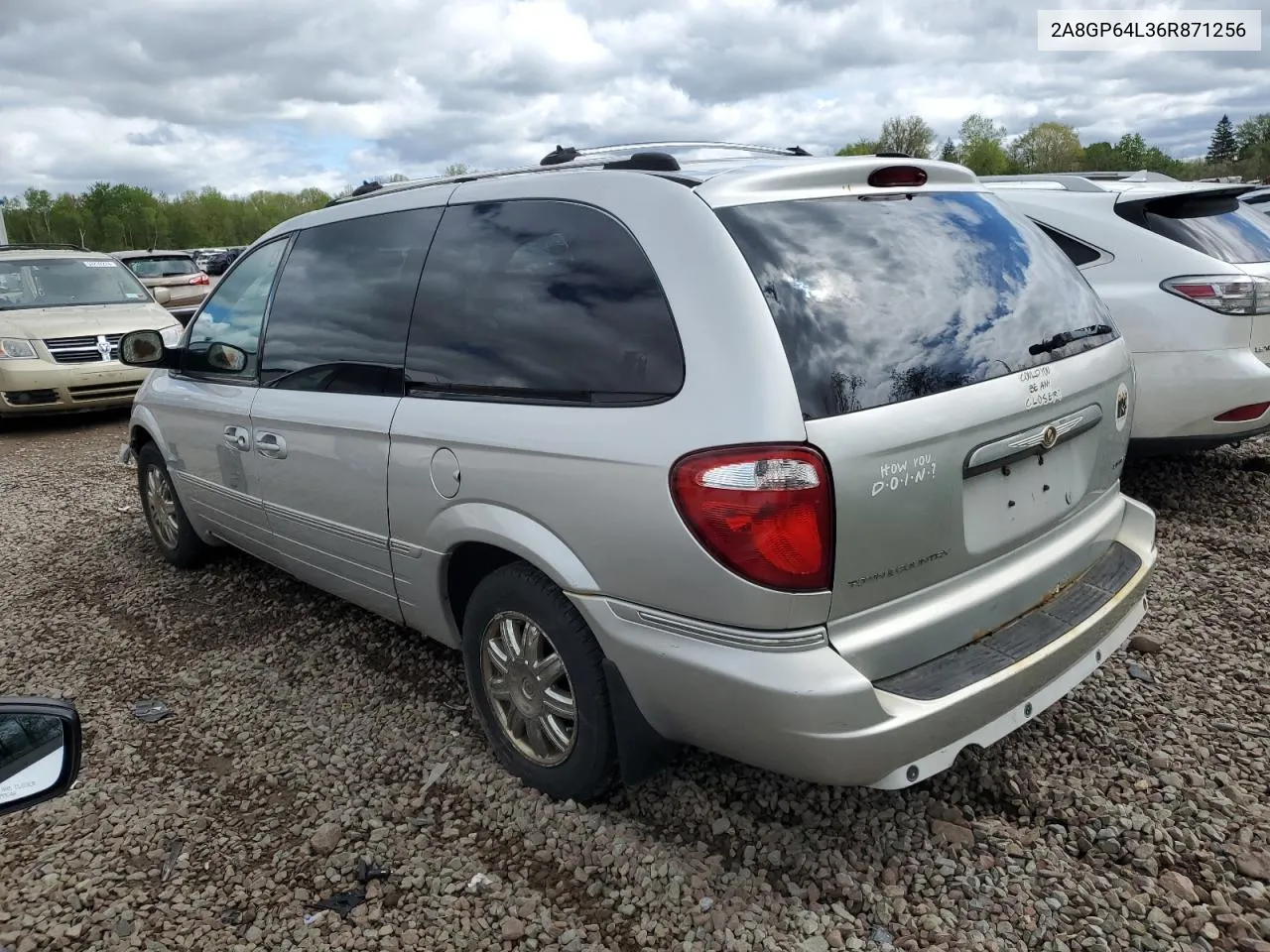 2006 Chrysler Town & Country Limited VIN: 2A8GP64L36R871256 Lot: 53820804