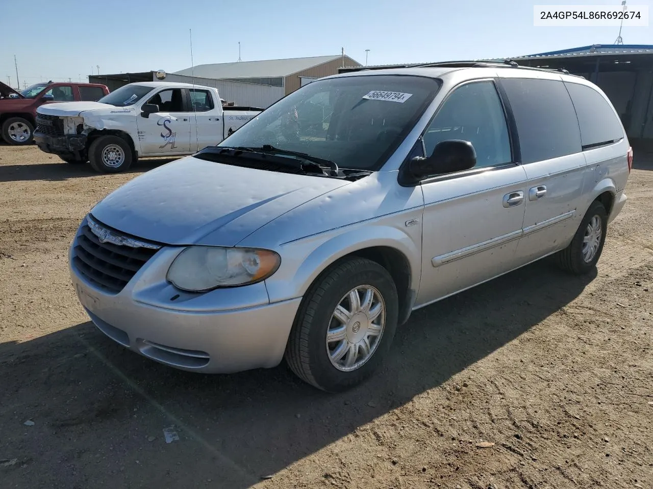 2006 Chrysler Town & Country Touring VIN: 2A4GP54L86R692674 Lot: 56649794