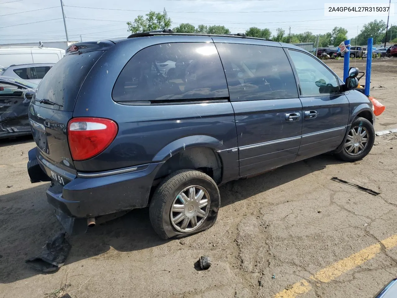 2007 Chrysler Town & Country Limited VIN: 2A4GP64L27R315037 Lot: 55541594