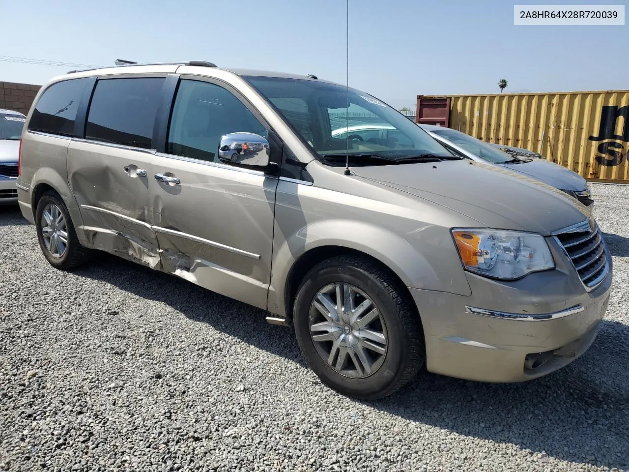 2008 Chrysler Town & Country Limited VIN: 2A8HR64X28R720039 Lot: 51995254