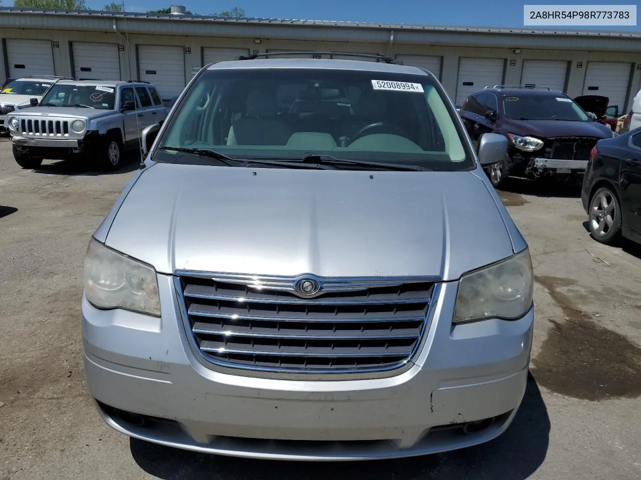 2008 Chrysler Town & Country Touring VIN: 2A8HR54P98R773783 Lot: 52008994