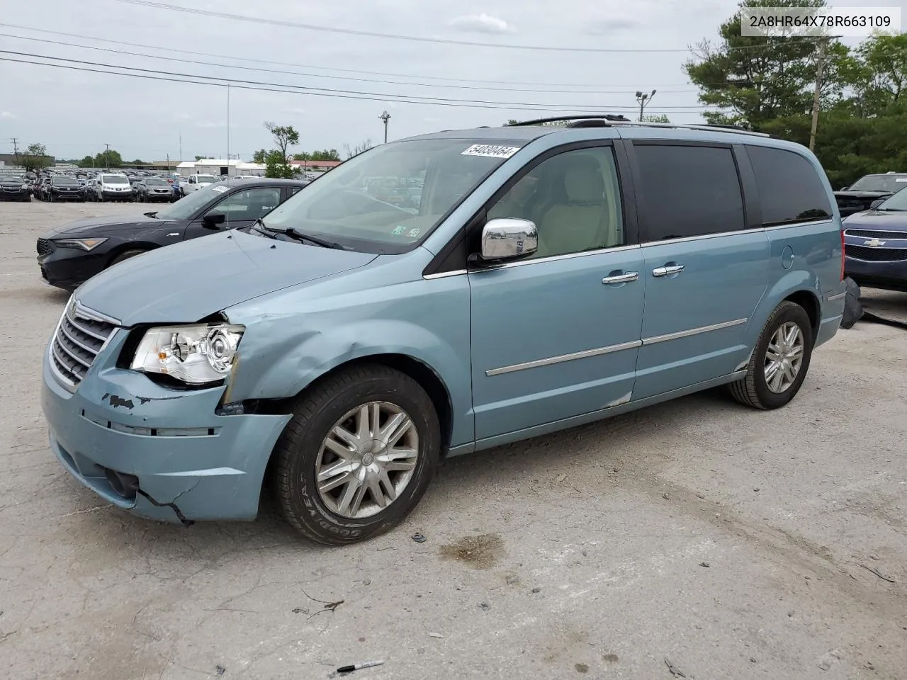 2008 Chrysler Town & Country Limited VIN: 2A8HR64X78R663109 Lot: 54030464