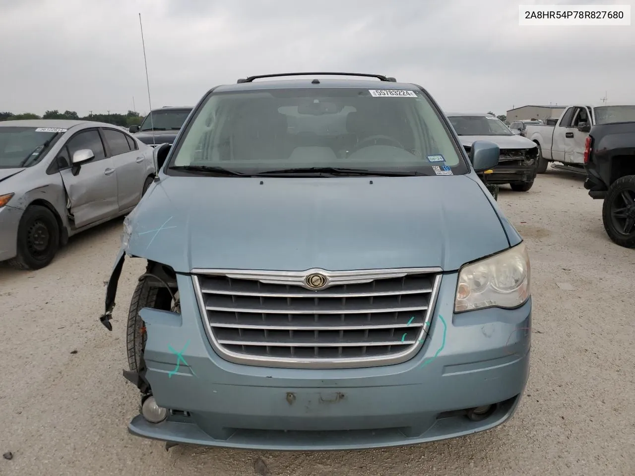 2008 Chrysler Town & Country Touring VIN: 2A8HR54P78R827680 Lot: 55783224