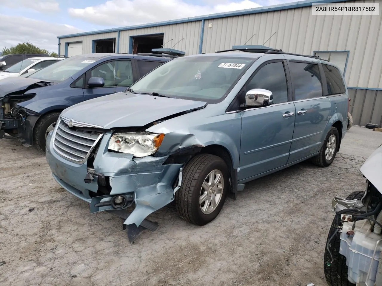 2008 Chrysler Town & Country Touring VIN: 2A8HR54P18R817582 Lot: 71194844