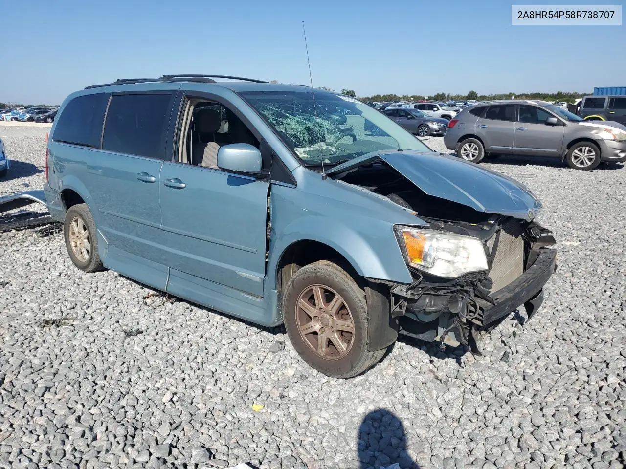 2A8HR54P58R738707 2008 Chrysler Town & Country Touring