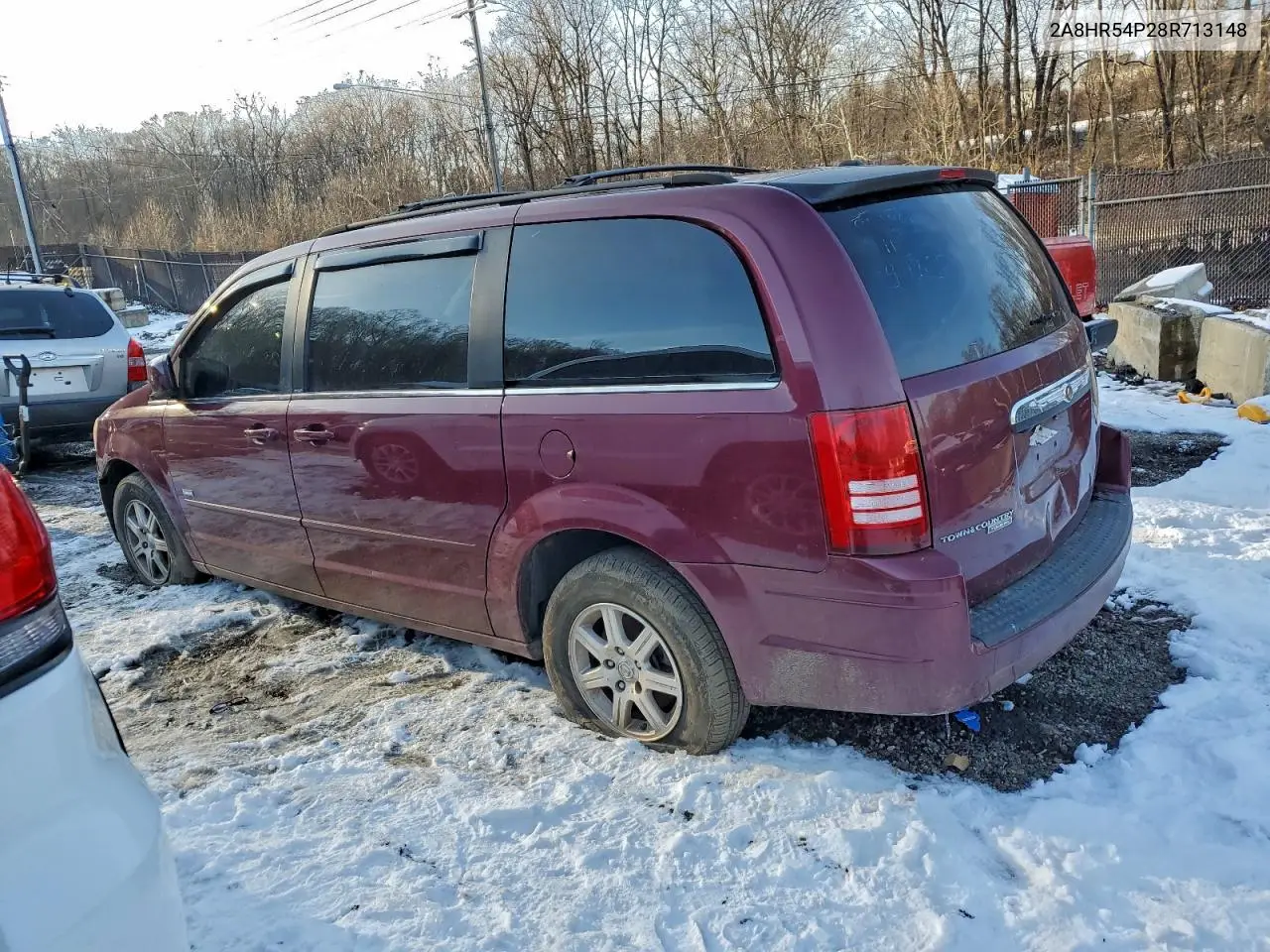 2A8HR54P28R713148 2008 Chrysler Town & Country Touring