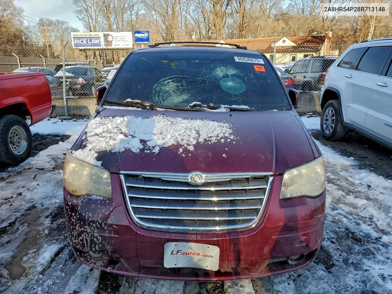 2A8HR54P28R713148 2008 Chrysler Town & Country Touring