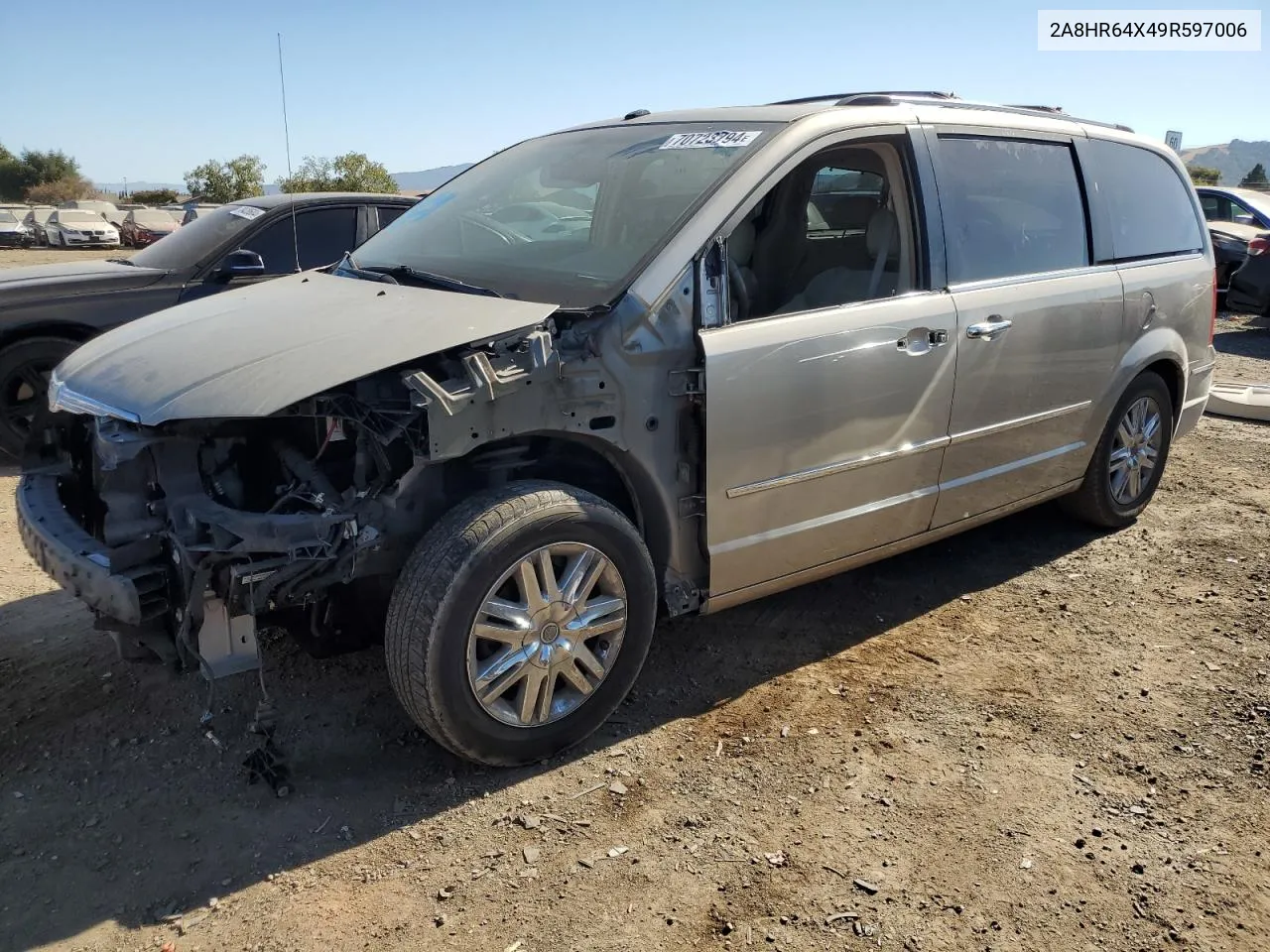 2009 Chrysler Town & Country Limited VIN: 2A8HR64X49R597006 Lot: 70723794