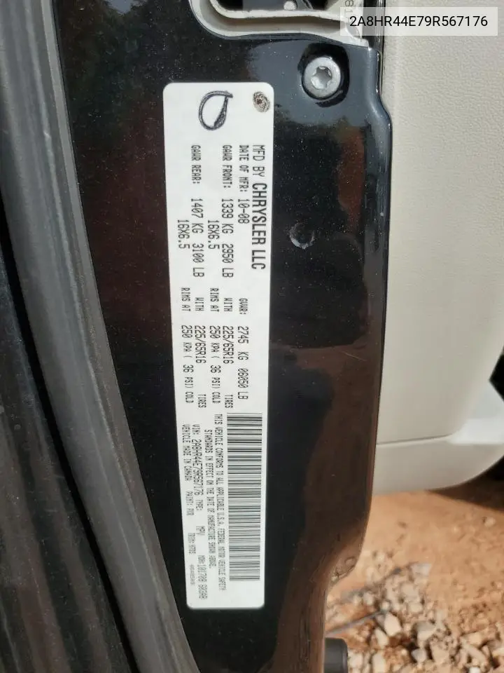 2A8HR44E79R567176 2009 Chrysler Town & Country Lx