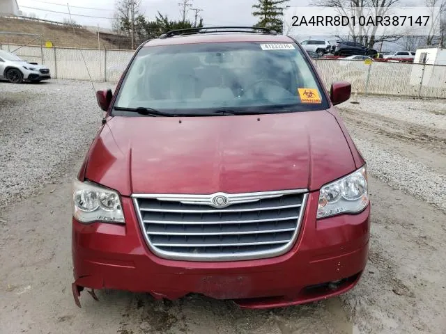 2A4RR8D10AR387147 2010 Chrysler Town & Country Touring Plus