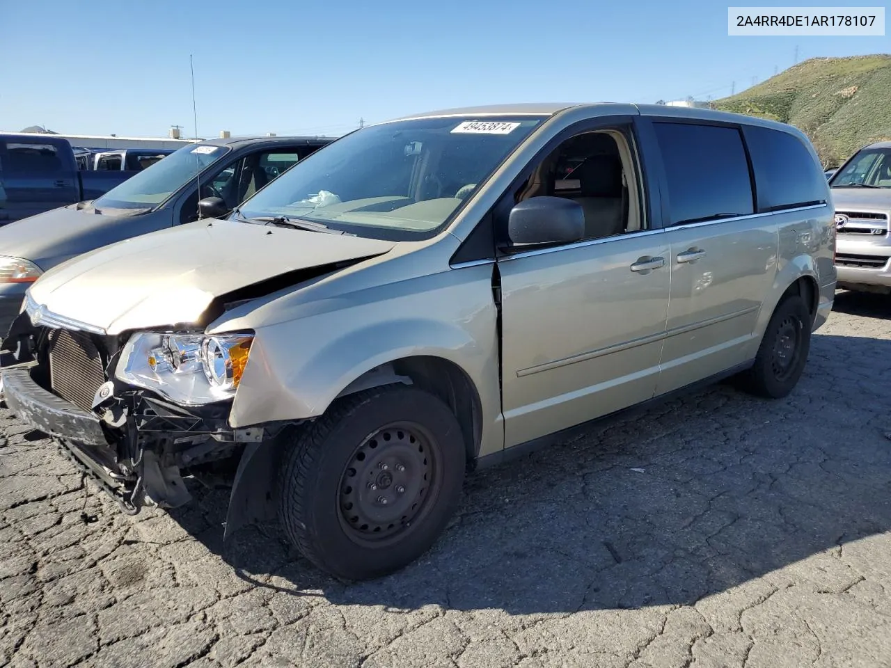 2010 Chrysler Town & Country Lx VIN: 2A4RR4DE1AR178107 Lot: 49453874